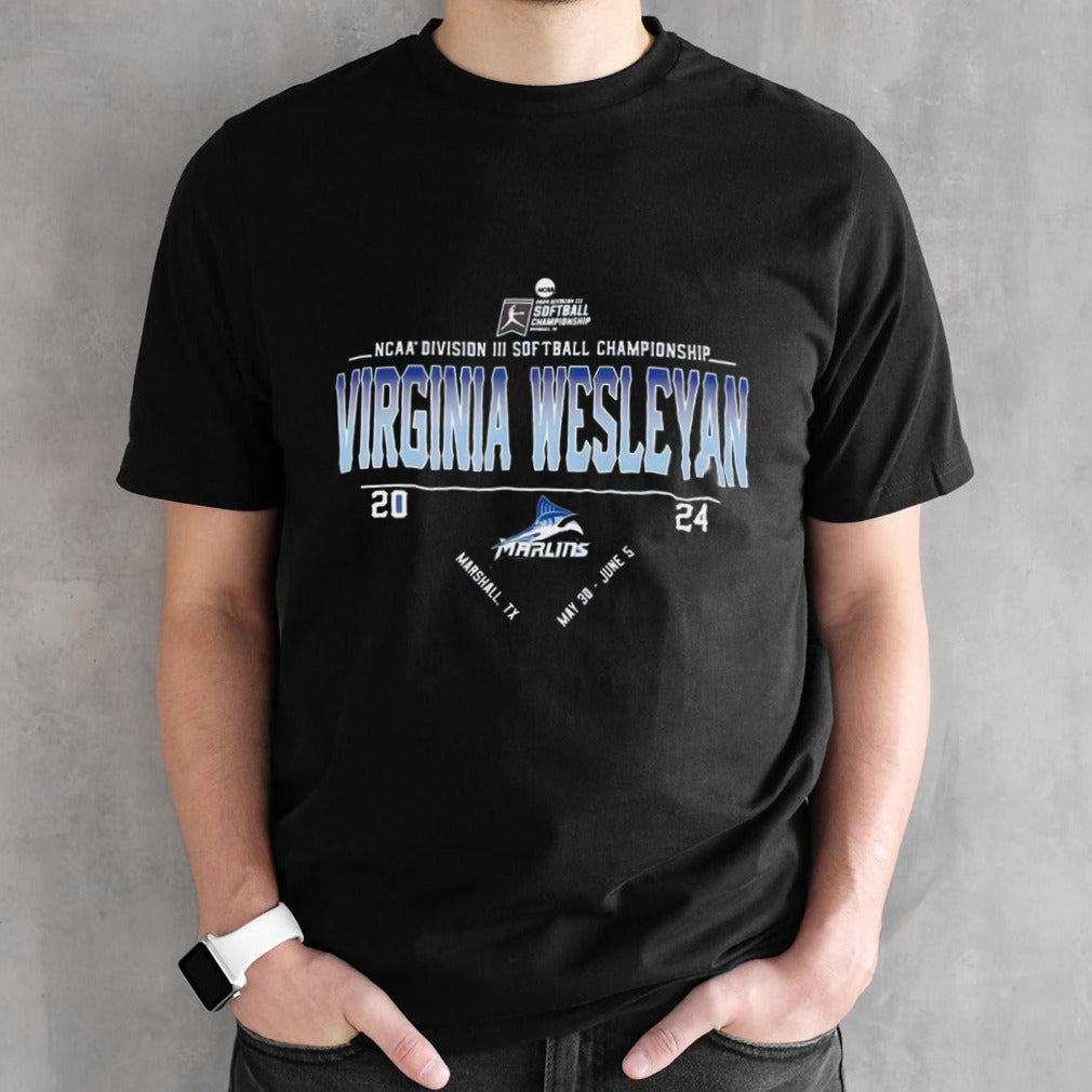 Virginia Wesleyan Marlins 2024 NCAA Division III Softball Championship Shirt