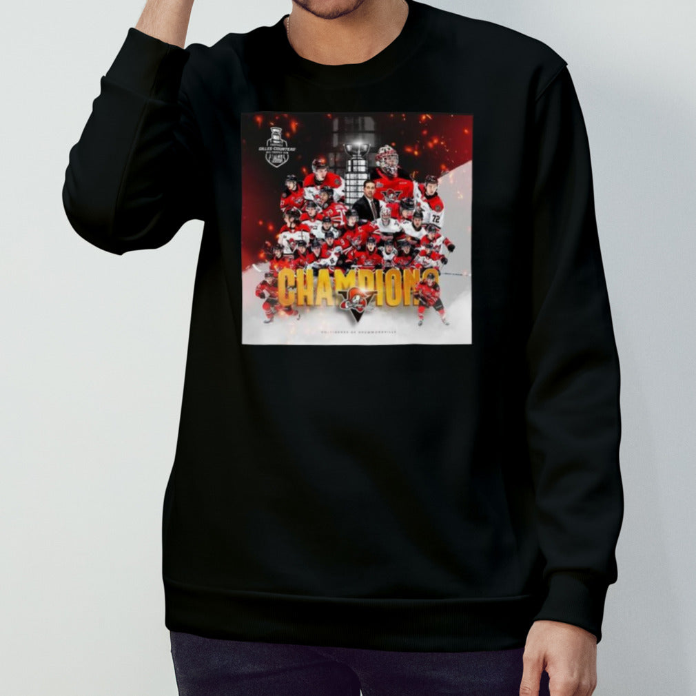 Voltigeurs De Drummondville Hockey Gilles-Courteau Champions 2024 Shirt