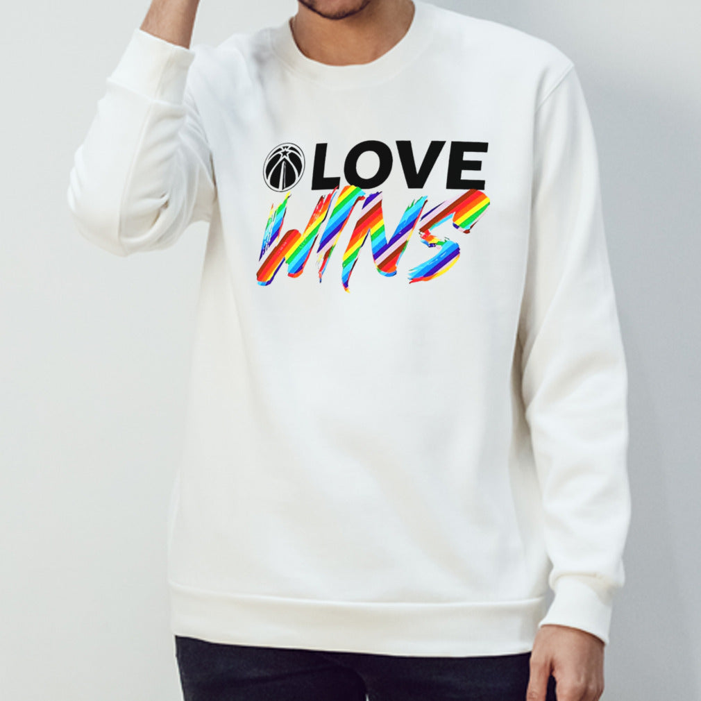 Washington Wizards love wins rainbow pride shirt