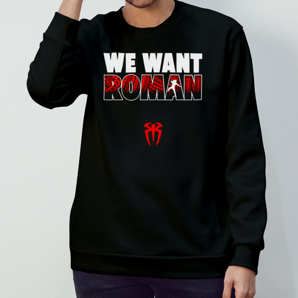 We want Roman logo shirt