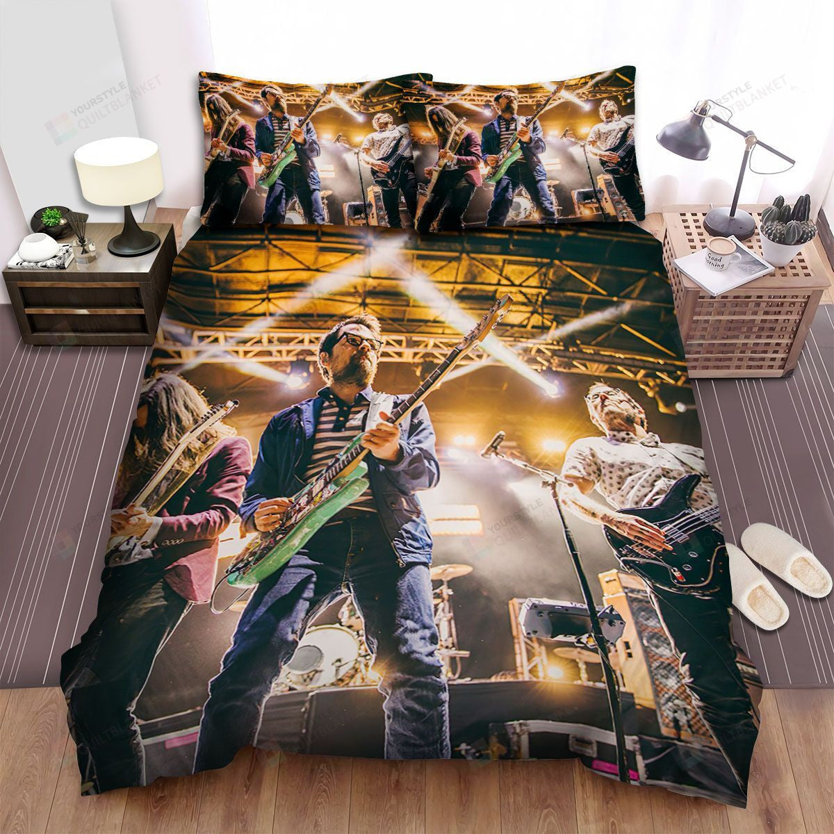 Weezer Band Bed Sheets Spread Comforter Duvet Cover Bedding Setss