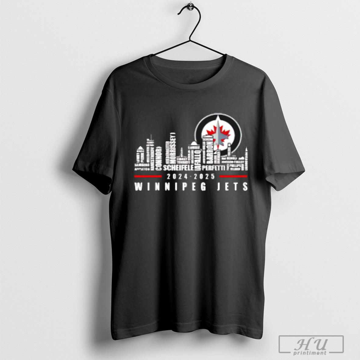 Winnipeg Jets 2024 25 Skyline T Shirt Sweatshirt