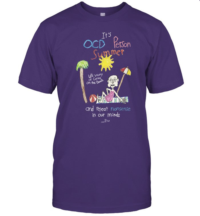 It's Ocd Person Summer And Repeat Nonsense In Our Minds Shirt, Hoodie, Sweater, Long Sleeve And Tank Top