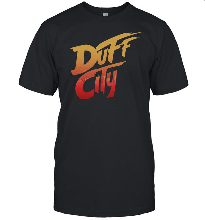 Smug Wearing Duff City Tee