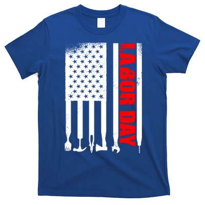 American Flag Labor Day Gift T-Shirt