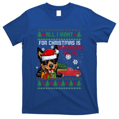 All I Want For Christmas Is Australian Kelpie Christmas Cat Great Gift T-Shirt