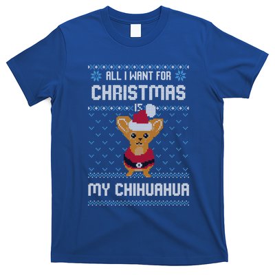 All I Want For Christmas Is Chihuahua Ugly Christmas Sweater Great Gift T-Shirt
