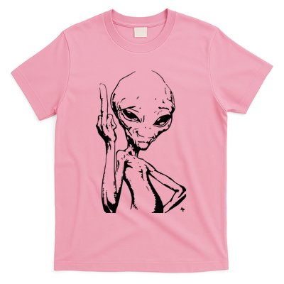 Alien With Middle Finger T-Shirt