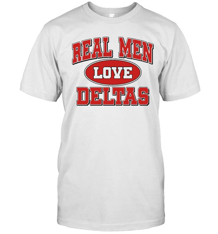 Da Woke Rose Real Men Love Deltas Shirt