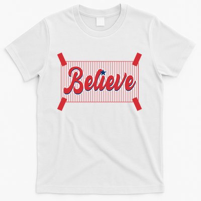 Believe Baseball Fan Philadelphia Baseball T-Shirt