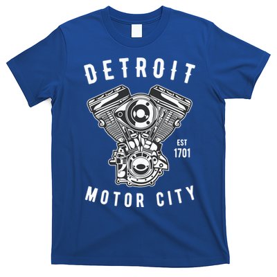 Big Block Motor City Michigan Detroit Car Lover Gift T-Shirt