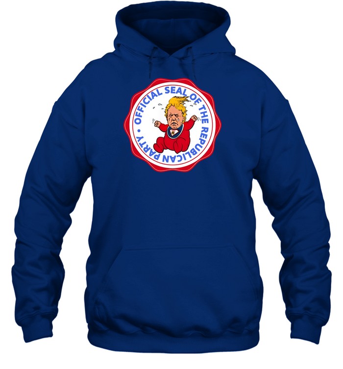 Seal Of The Republican Party Trump Baby Hoodie