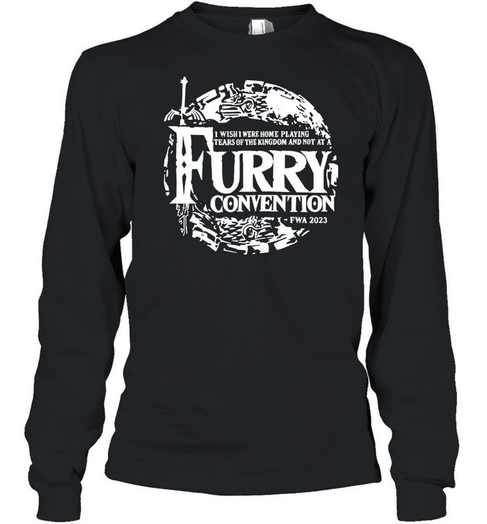 I Wish I Were Home Playing Tears Of The Kingdom And Not At A Furry Convention Fwa 2023 Hoodie
