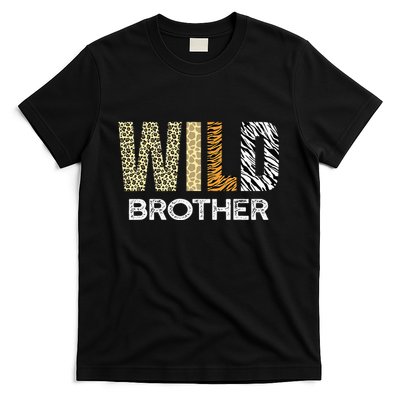 Brother Of The Wild One Zoo Birthday Safari Jungle Animal T-Shirt