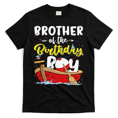 Brother Of The Birthday Fishing Fisherman Family Bday T-Shirt