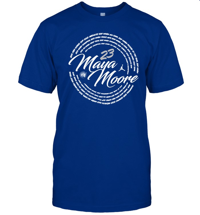 Caitlin Clark Wearing Maya Moore Warmup Shirt