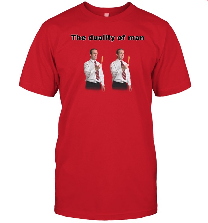 The Duality Of Man 2 Identical Stock Images T Shirt