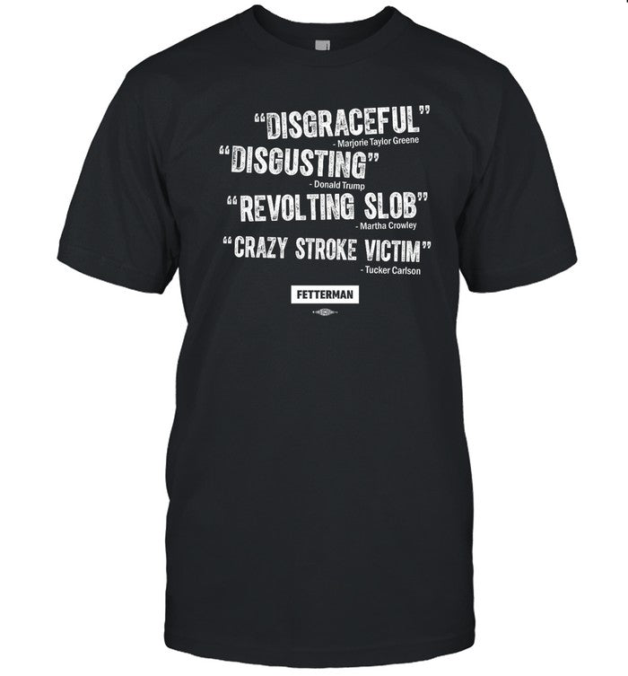 Disgraceful Disgusting Revolting Slob Crazy Stroke Victim Hoodie