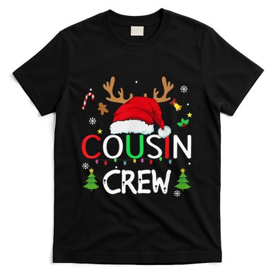 Cousin crew Christmas family Xmas Naughty matching pajamas T-Shirt
