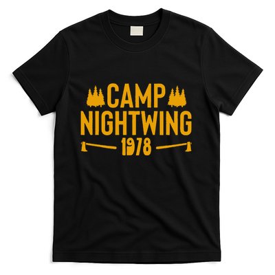Camp Nightwing Scary Horror Halloween Costume T-Shirt