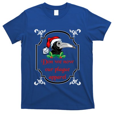 Christmas Plague Doctor Mask Don We Now Our Plague Great Gift T-Shirt