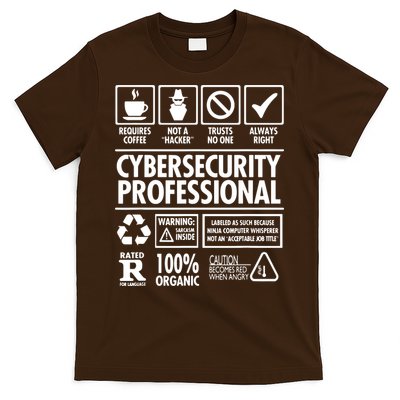 Cybersecurity Professional Not A Hacker T-Shirt