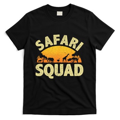 Cool Safari Squad For Men Women Zoo Animal African Jungle T-Shirt