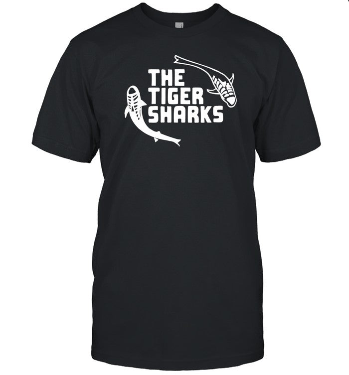 John Warmb Wearing The Tiger Sharks Shirt