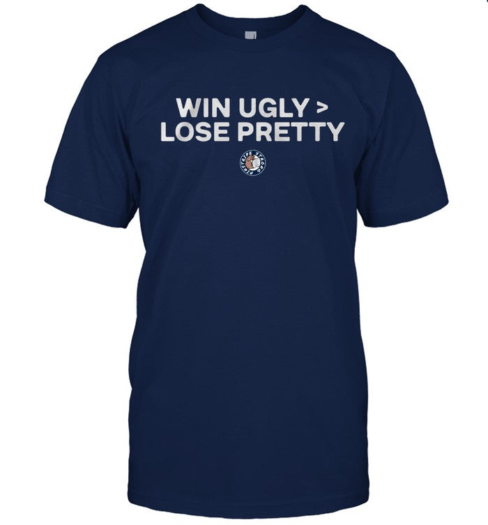 Pinstripe Strong Win Ugly Lose Pretty Tee