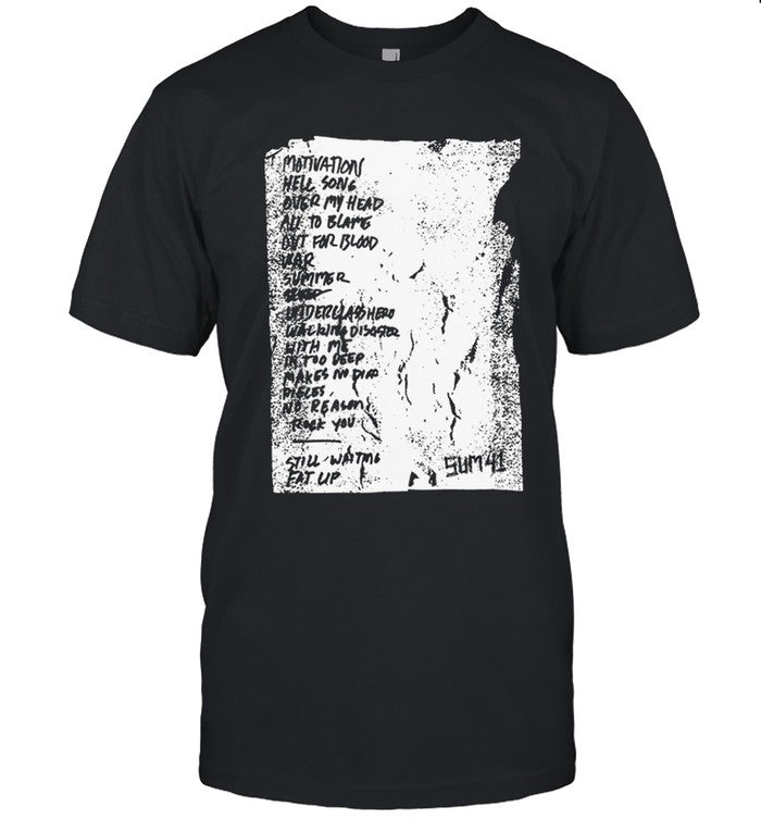 Setlist Sum 41 T-Shirt