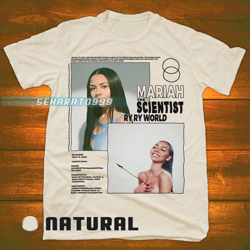 Vintage Style Bootleg Inspired Sweatshirt  Graphic Unisex Tee  Mariah The Scientist - Ry Ry World Hoodie, Aesthetic Pop Album Tee, Hip-Hop Fashion, Ch