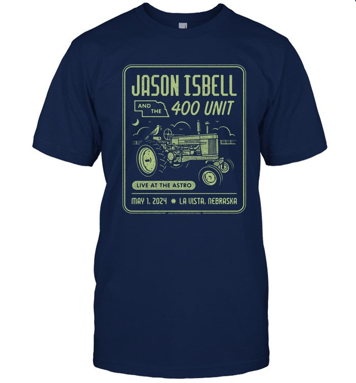Jason Isbell The Astro La Vista, Nebraska 5 1 24 T-Shirt