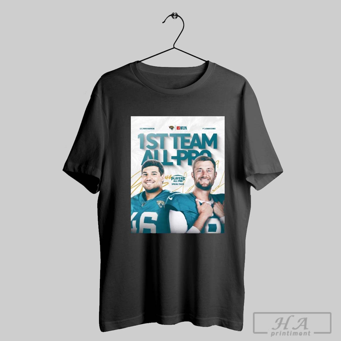 Poster Jacksonville Jaguars Ross Matiscik Logan Cooke 1st Team All Pro Players All Pro Special Teams Signatures T Shirt