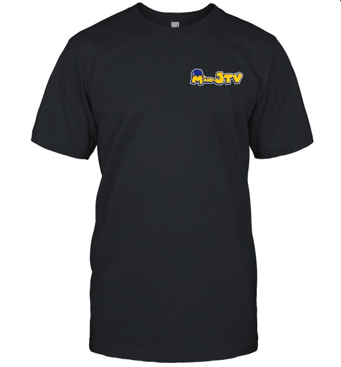 MandJTV Logo Black Tee