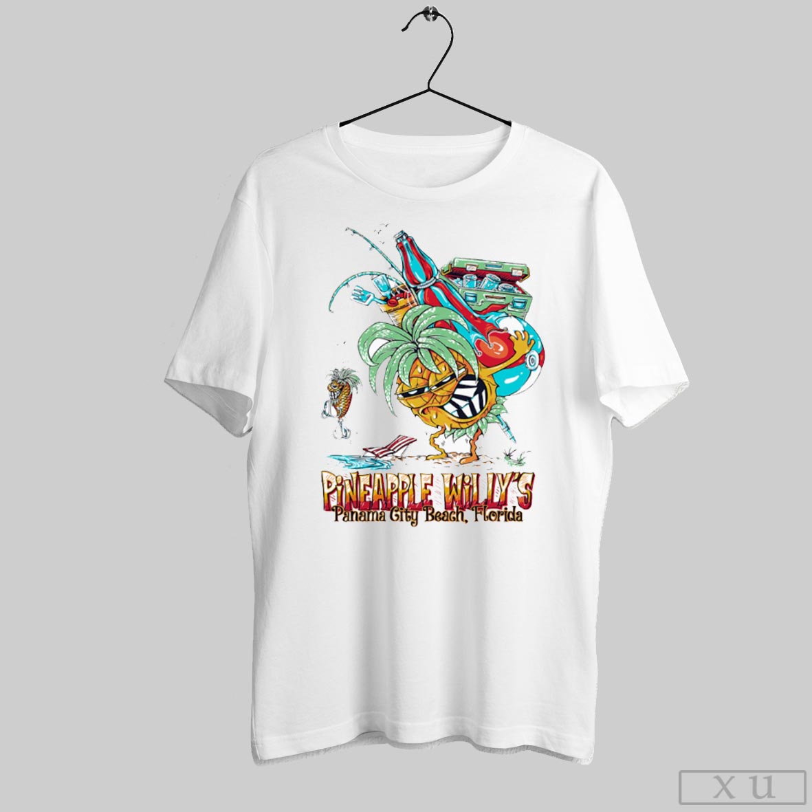 Sage Beach Struggle Pineapple Willys Shirt