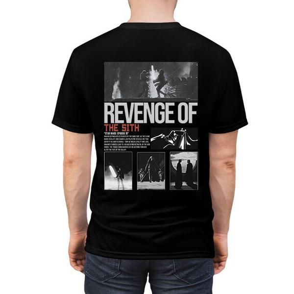 Anakin Sith Shirt Printed On Back Only