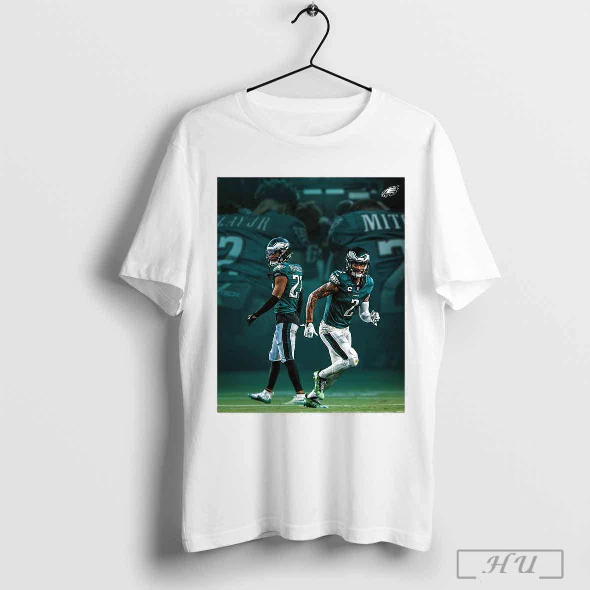 Poster Philadelphia Eagles Quinyon Mitchell And Darius Slay Get Out There They Think They Can Cover Anybody T Shirt