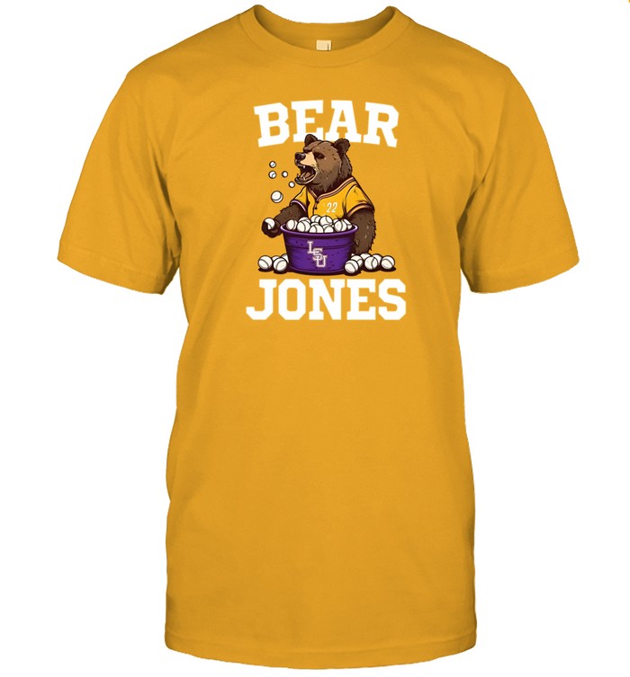 Shirt Bear Jones Lsu Baseball
