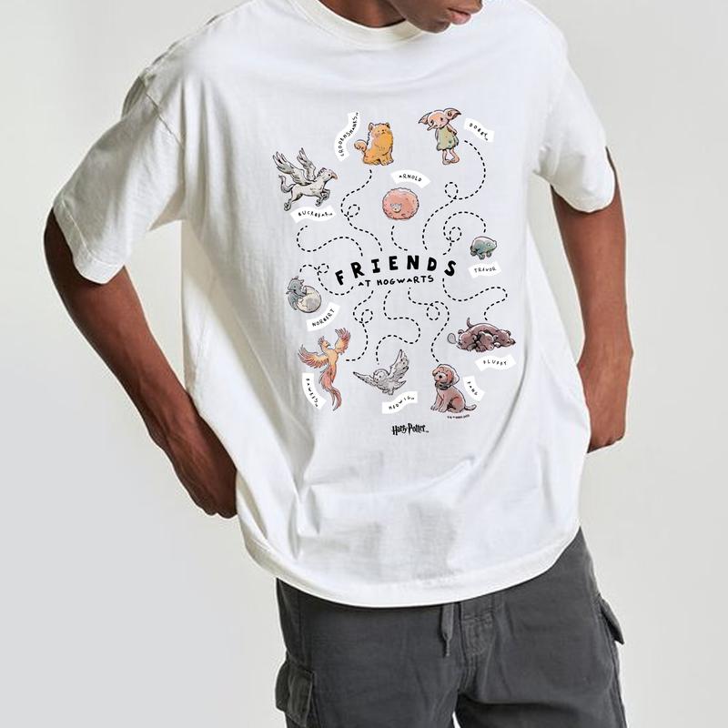 HP Hogwarts Animals Characters Sweatshirt Hoodie Shirt, gift for fan