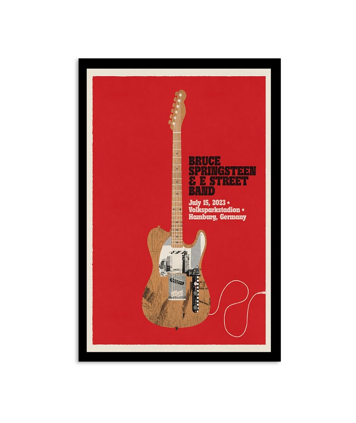 Hamburg July 15th Bruce Springsteen and the E-Street Band World Tour 2023 Poster Limited
