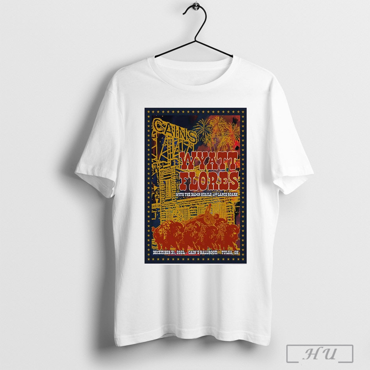 Poster Wyatt Flores On Dec 31 2024 At Cains Ballroom In Tulsa Ok Tour