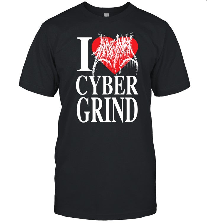 Shirt Zombieshark I Love Cybergrind