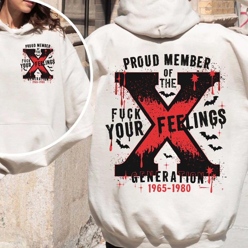 Proud Member Of Generation X Halloween Two Side Shirt Gen X Fafo Shirt Generation X T Shirt, GenX Shirt
