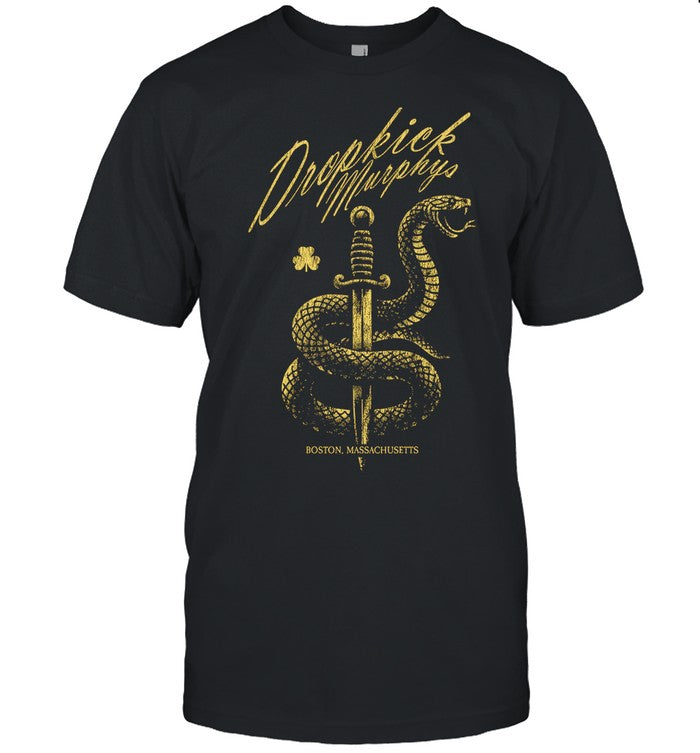 Dropkick Murphys Serpent & Dagger Black T-Shirt