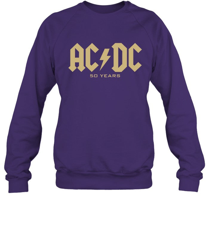 ACDC 50 Years Logo Shirts
