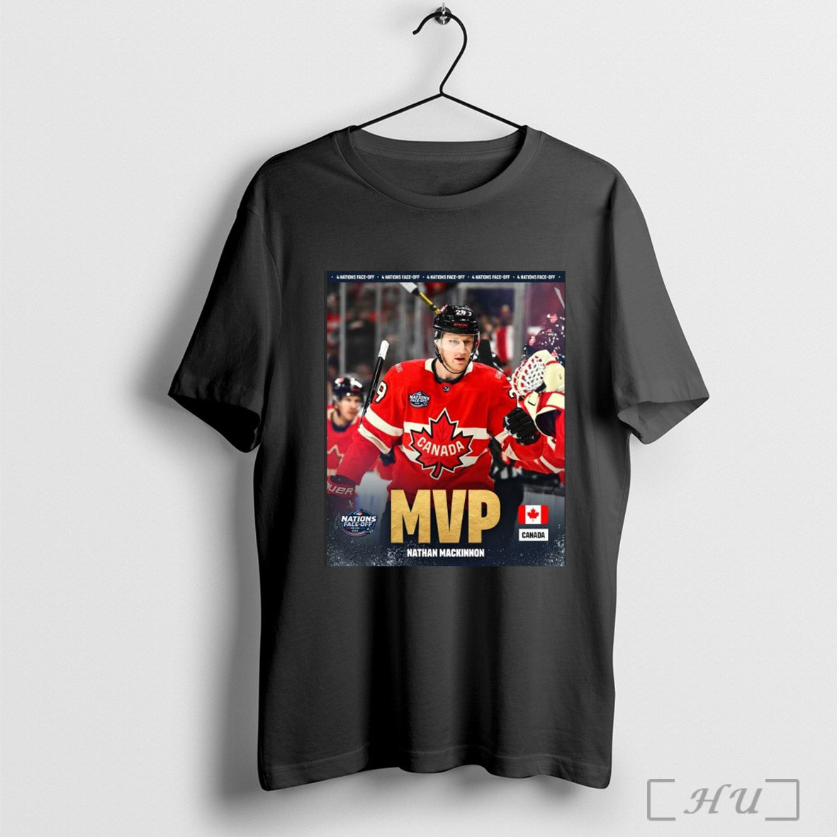 Poster Nathan Mackinnon Is The Most Valuable Player Of The 4nations Face Off T Shirt