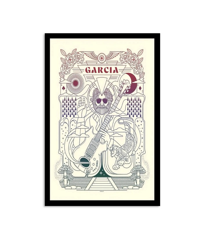 JERRY GARCIA by Brian Steely & GRATEFUL DEAD by Daniel Taylor Poster