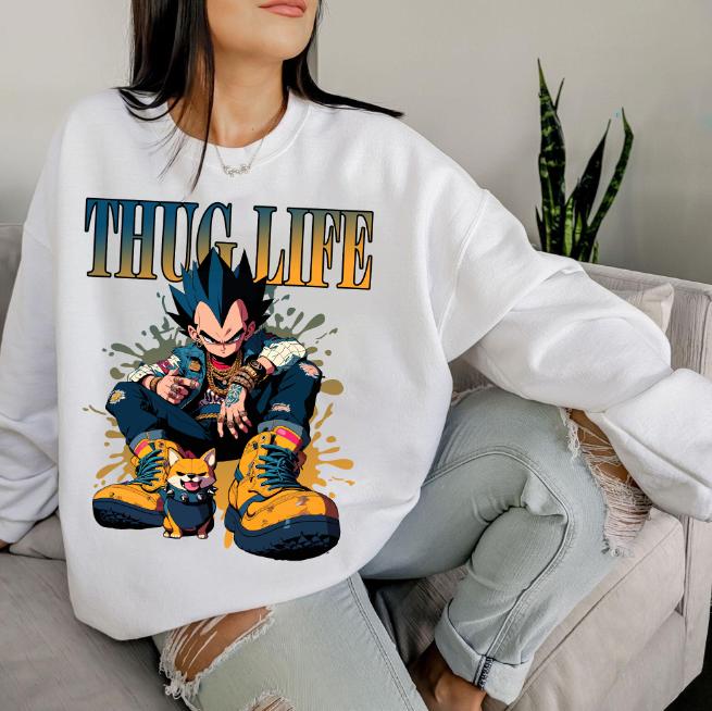 Veget3 Thuglife Sweatshirt Hoodie Shirt, Dr4gon b4ll Sweatshirt Hoodie Shirt, animee shirt