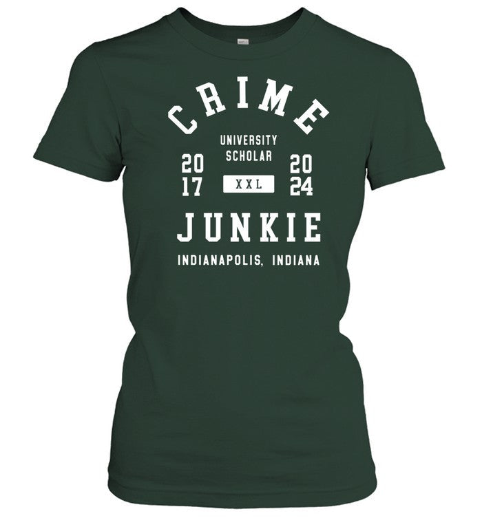 Crime University Scholar Junkie Indianapolis Sweatshirt
