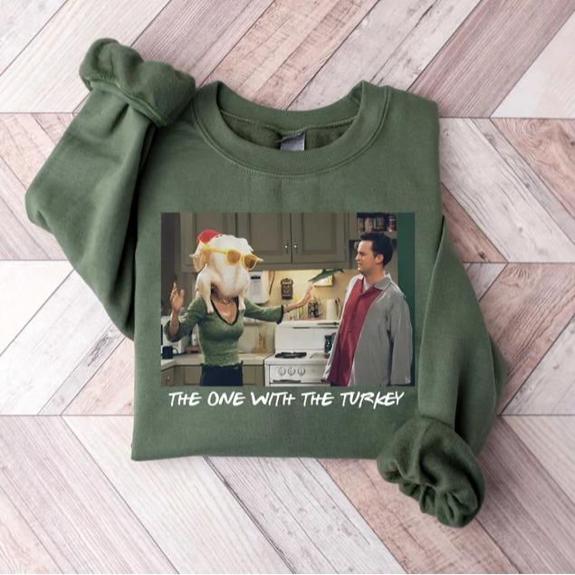 The One With The Turkey Shirt, The One Where ItÃ¢â‚¬â„¢s Thanksgiving Tee, Thanksgiving Friends Shirt